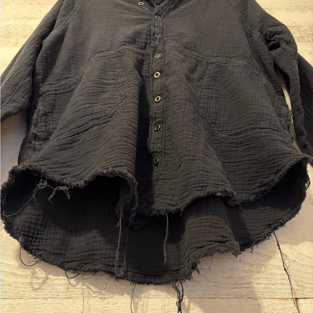 Free People Women's Summer Daydream Button Down - Picture 9 of 11